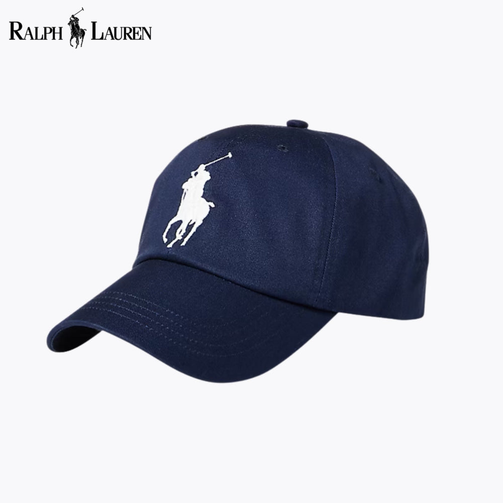 RL Big Pony Chino Ball Cap Newport Navy RL Big Pony Chino Ball Cap