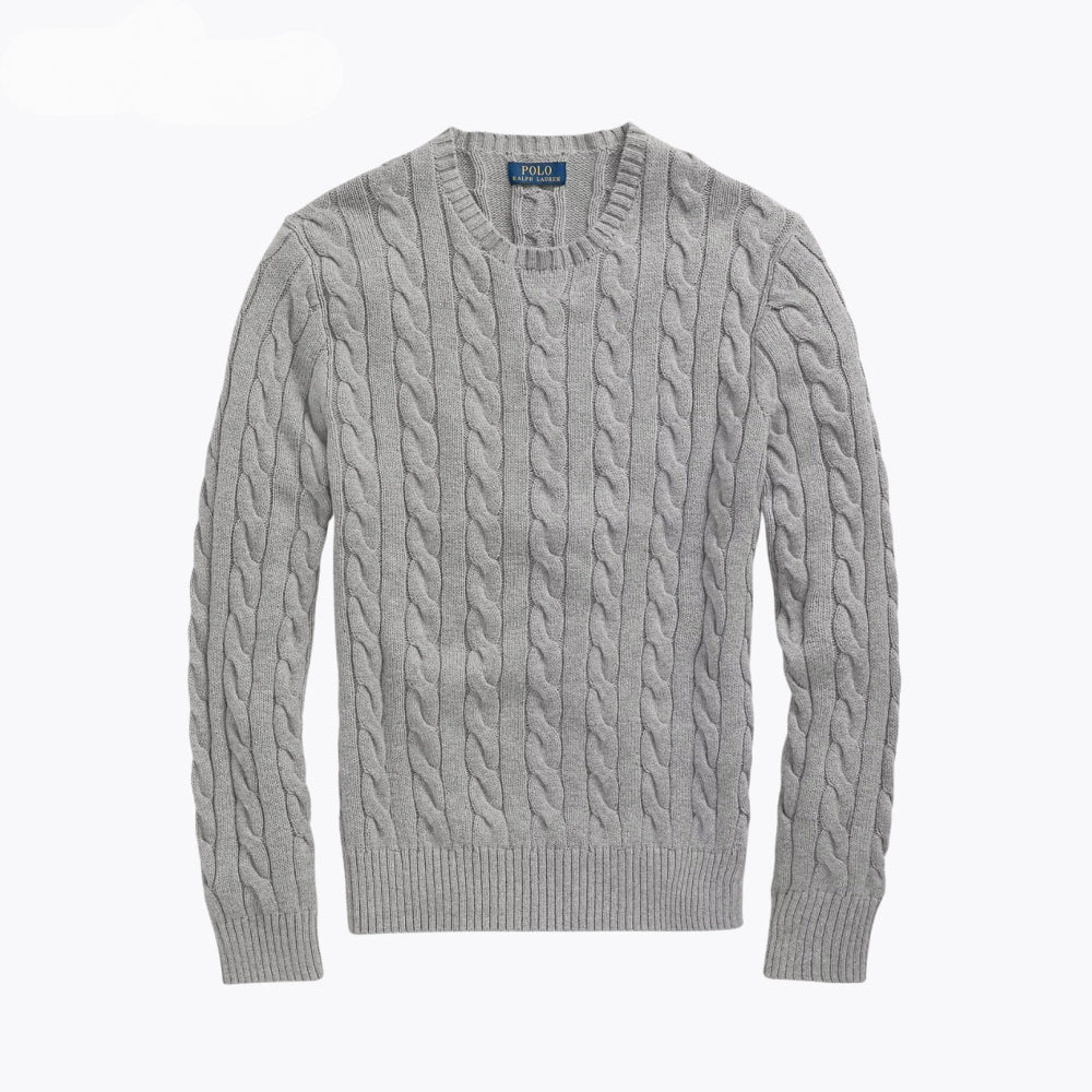 Cable-Knit Cotton Jumper