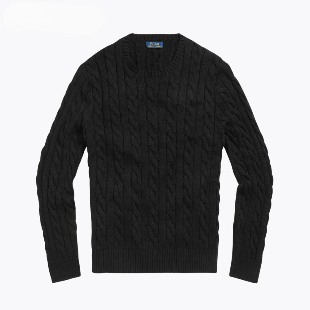 Cable-Knit Cotton Jumper