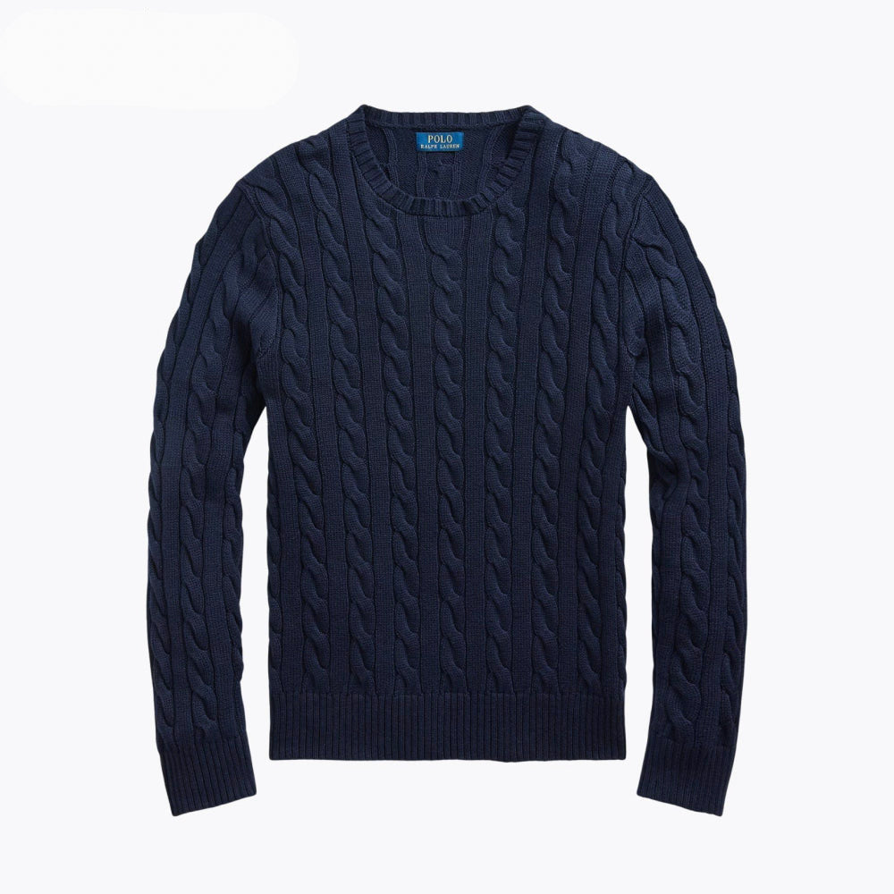 Cable-Knit Cotton Jumper