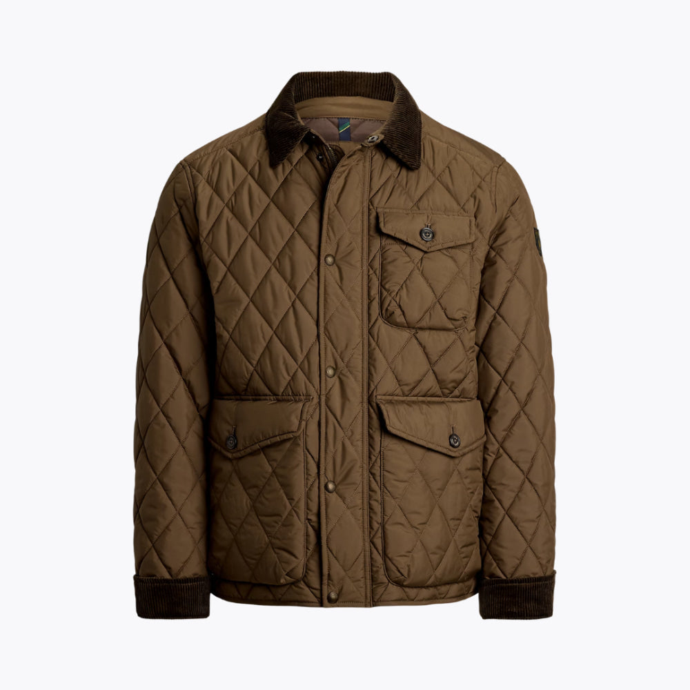 RL The Beaton Quilted Jacket Chestnut / S RL The Beaton Quilted Jacket